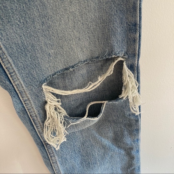 Topshop mom jeans with double rip W26 - Picture 3 of 9